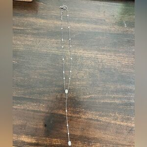 Kendra Scott Silver Necklace Minimalist Design
